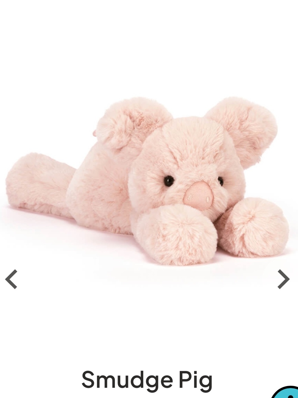 New Jellycat Smudge Pig